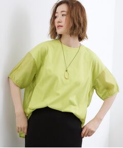 grove / グローブ カットソー | 【貴島明日香さん着用/UV・ひんやり】体型カバー叶う、バックプリーツTシャツ