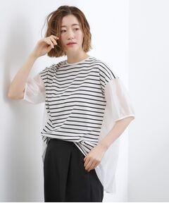 grove / グローブ カットソー | 【貴島明日香さん着用/UV・ひんやり】体型カバー叶う、バックプリーツTシャツ