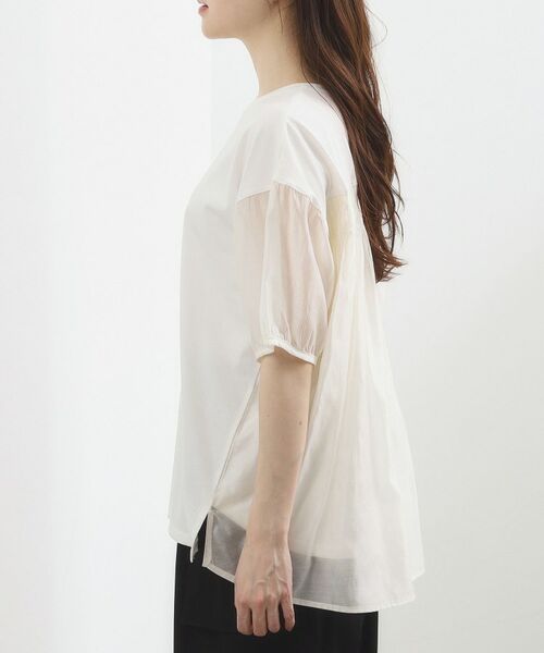 grove / グローブ カットソー | バックシアープリーツTシャツ | 詳細10