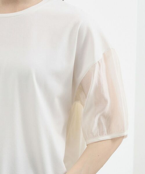 grove / グローブ カットソー | バックシアープリーツTシャツ | 詳細13