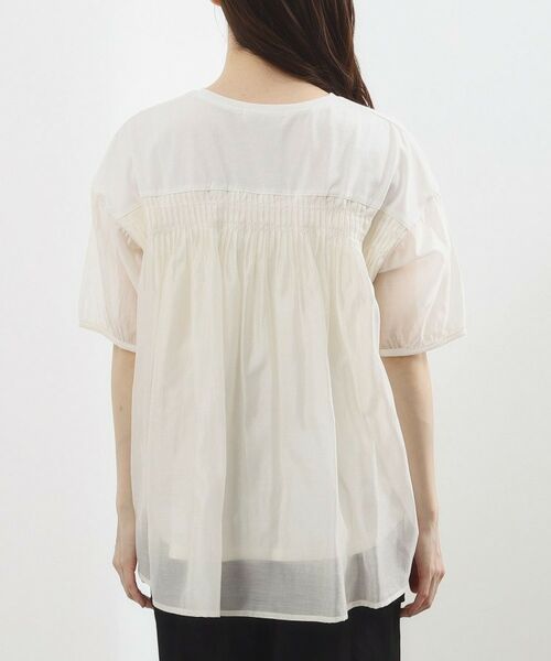 grove / グローブ カットソー | 【貴島明日香さん着用/UV・ひんやり】体型カバー叶う、バックプリーツTシャツ | 詳細20