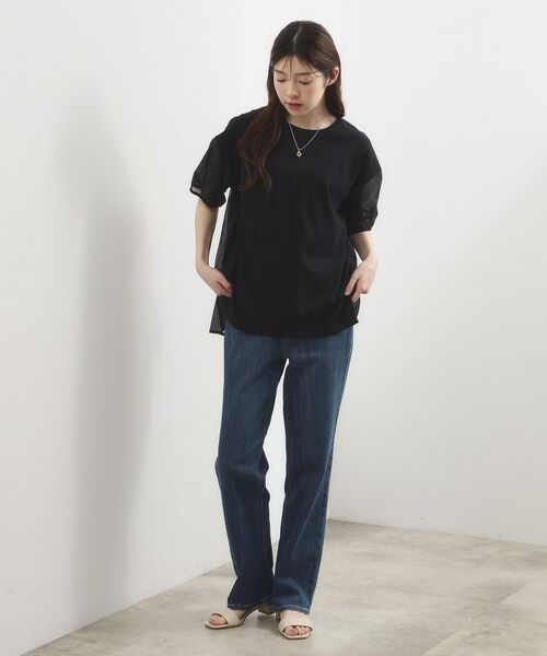 grove / グローブ カットソー | バックシアープリーツTシャツ | 詳細6