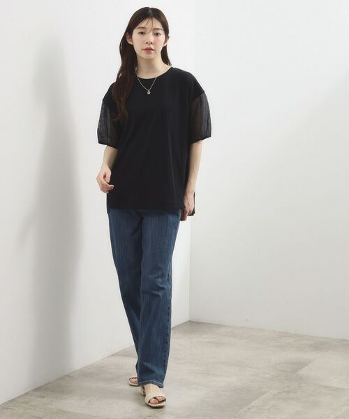 grove / グローブ カットソー | バックシアープリーツTシャツ | 詳細7