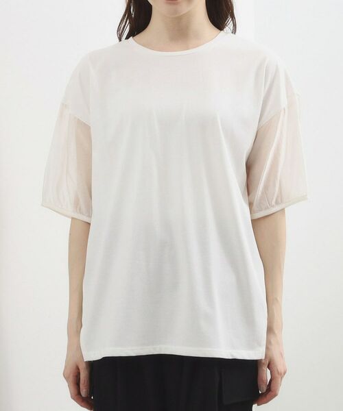 grove / グローブ カットソー | バックシアープリーツTシャツ | 詳細9