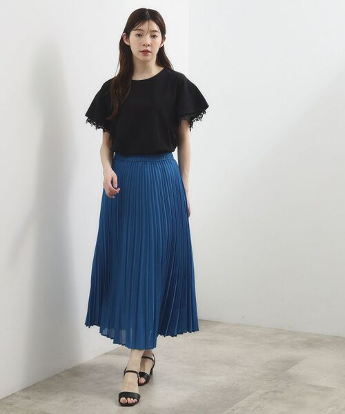 grove / グローブ カットソー | レースレイヤードフレアスリーブTシャツ | 詳細7