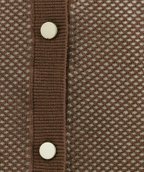 grove / グローブ カーディガン・ボレロ | 五分袖メッシュカーディガン | 詳細12
