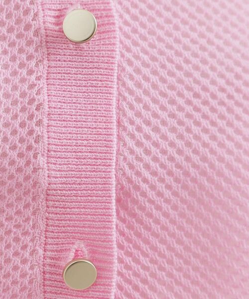 grove / グローブ カーディガン・ボレロ | 五分袖メッシュカーディガン | 詳細16