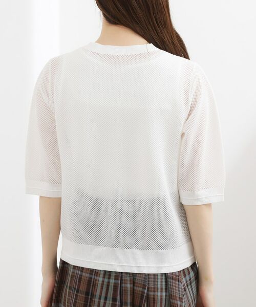 grove / グローブ カーディガン・ボレロ | 五分袖メッシュカーディガン | 詳細19