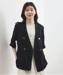 grove / グローブ テーラードジャケット | シアー ハーフスリーブジャケット