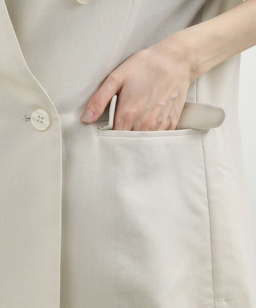 grove / グローブ テーラードジャケット | シアー ハーフスリーブジャケット | 詳細14