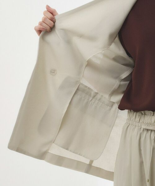 grove / グローブ テーラードジャケット | シアー ハーフスリーブジャケット | 詳細15