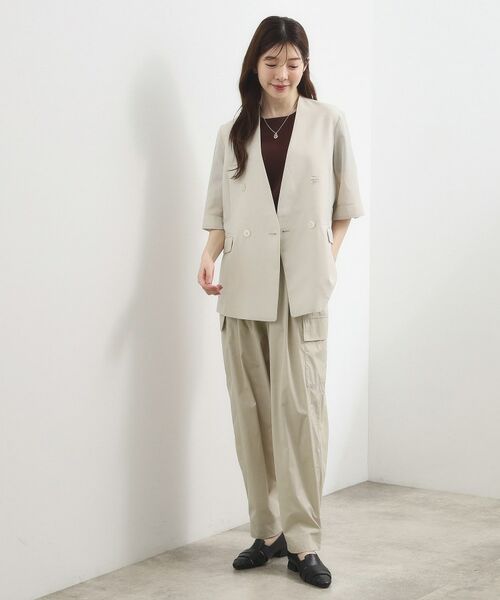 grove / グローブ テーラードジャケット | シアー ハーフスリーブジャケット | 詳細2