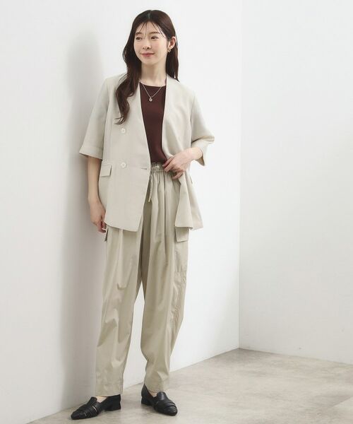 grove / グローブ テーラードジャケット | シアー ハーフスリーブジャケット | 詳細3