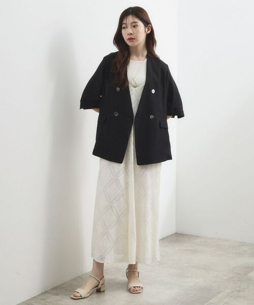 grove / グローブ テーラードジャケット | シアー ハーフスリーブジャケット | 詳細7