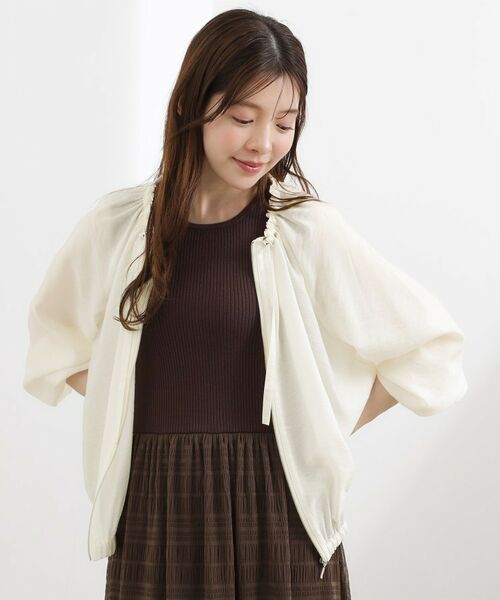 grove / グローブ レザーブルゾン・ジャケット | シアー ドロストブルゾン | 詳細1