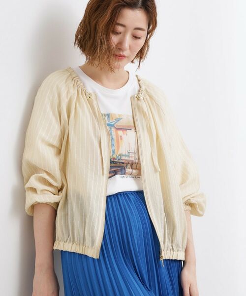 grove / グローブ レザーブルゾン・ジャケット | シアー ドロストブルゾン | 詳細9