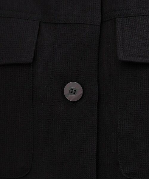 grove / グローブ テーラードジャケット | メッシュ衿付きハーフジャケット | 詳細4