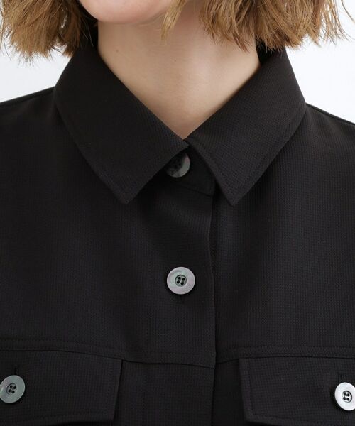 grove / グローブ テーラードジャケット | メッシュ衿付きハーフジャケット | 詳細8