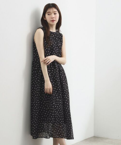 grove / グローブ ロング・マキシ丈ワンピース | シアードットワンピース(ブラック(619))