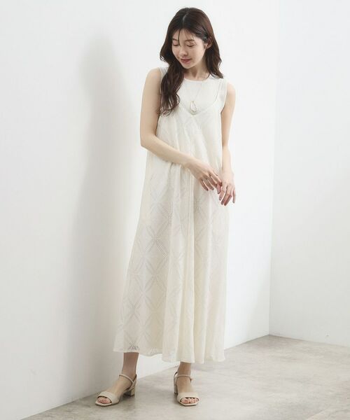 grove / グローブ ロング・マキシ丈ワンピース | レースキャミワンピース | 詳細3