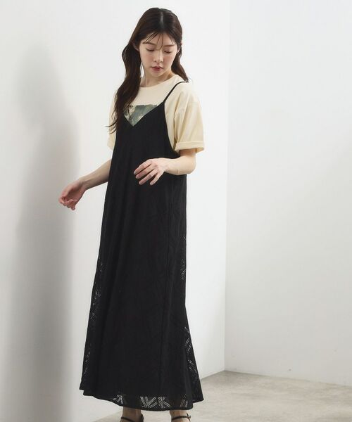 grove / グローブ ロング・マキシ丈ワンピース | レースキャミワンピース | 詳細5