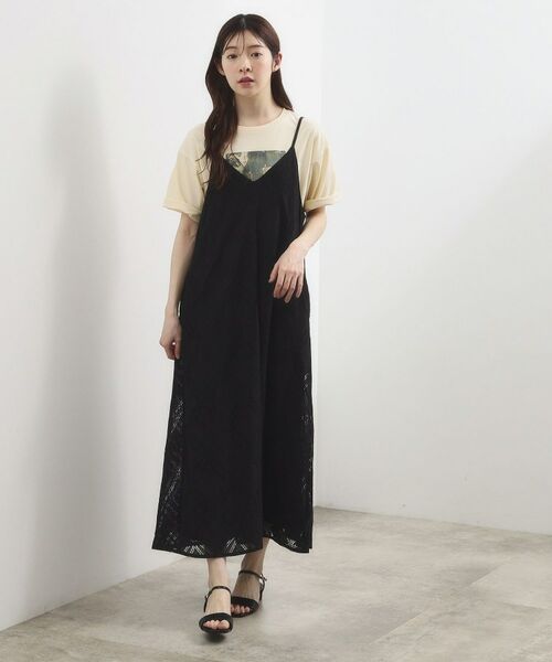 grove / グローブ ロング・マキシ丈ワンピース | レースキャミワンピース | 詳細7