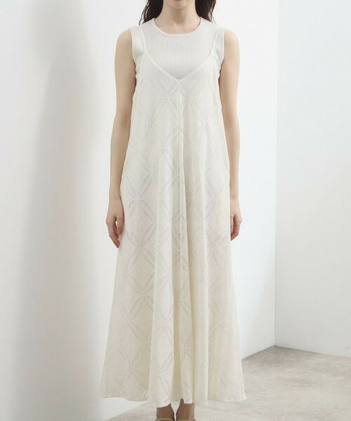 grove / グローブ ロング・マキシ丈ワンピース | レースキャミワンピース | 詳細9