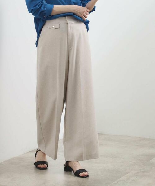 grove / グローブ パンツ | リネンライクコードワイドパンツ | 詳細2