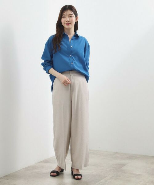 grove / グローブ パンツ | リネンライクコードワイドパンツ | 詳細4