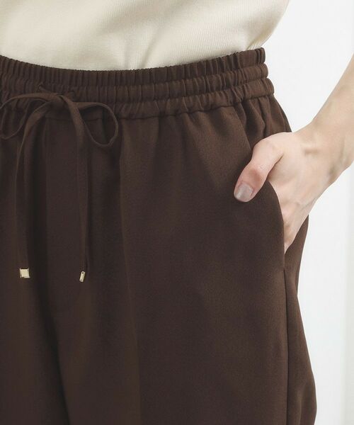 grove / グローブ パンツ | ひんやりバックサテン イージーパンツ | 詳細18