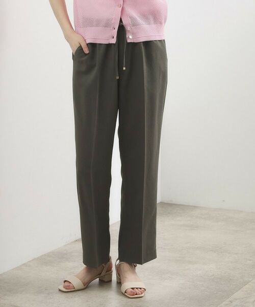 grove / グローブ パンツ | ひんやりバックサテン イージーパンツ | 詳細5