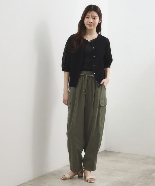 grove / グローブ パンツ | イージーウエストカーゴパンツ | 詳細8