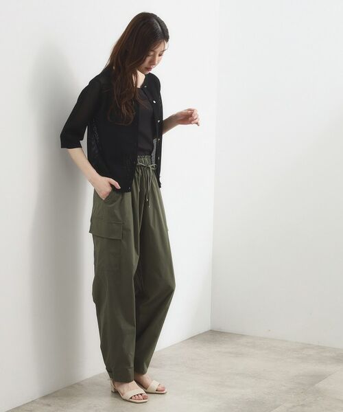 grove / グローブ パンツ | イージーウエストカーゴパンツ | 詳細9