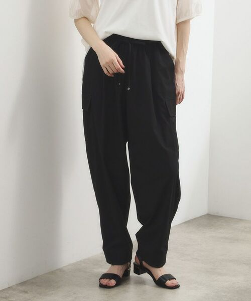 grove / グローブ パンツ | イージーウエストカーゴパンツ（ブラック(019)）