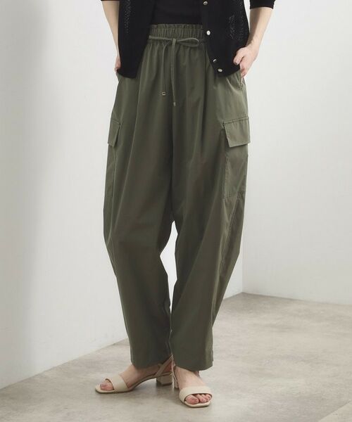 grove / グローブ パンツ | イージーウエストカーゴパンツ（オリーブグリーン(026)）