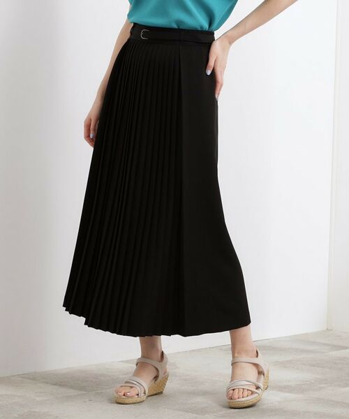 grove / グローブ ロング・マキシ丈スカート | 2WAYアシンメトリープリーツスカート | 詳細10