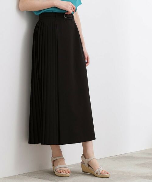 grove / グローブ ロング・マキシ丈スカート | 2WAYアシンメトリープリーツスカート | 詳細11