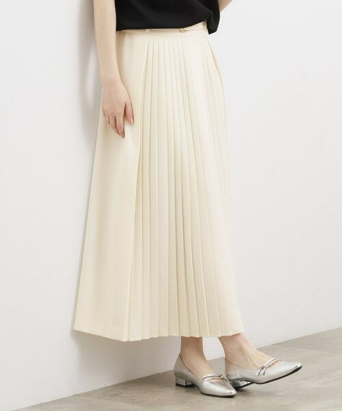 grove / グローブ ロング・マキシ丈スカート | 2WAYアシンメトリープリーツスカート | 詳細2