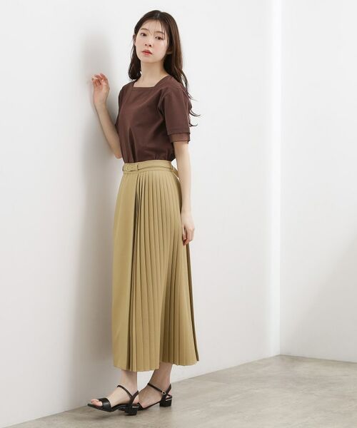 grove / グローブ ロング・マキシ丈スカート | 2WAYアシンメトリープリーツスカート | 詳細21
