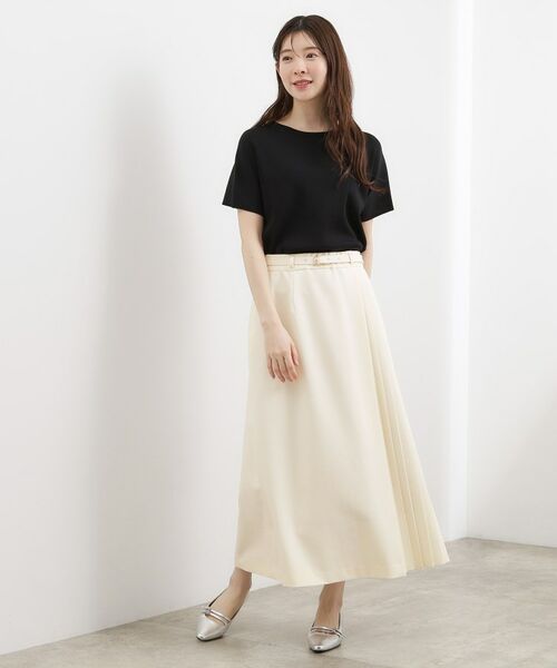 grove / グローブ ロング・マキシ丈スカート | 2WAYアシンメトリープリーツスカート | 詳細6