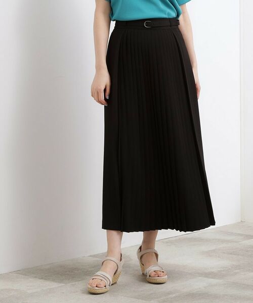 grove / グローブ ロング・マキシ丈スカート | 2WAYアシンメトリープリーツスカート | 詳細9