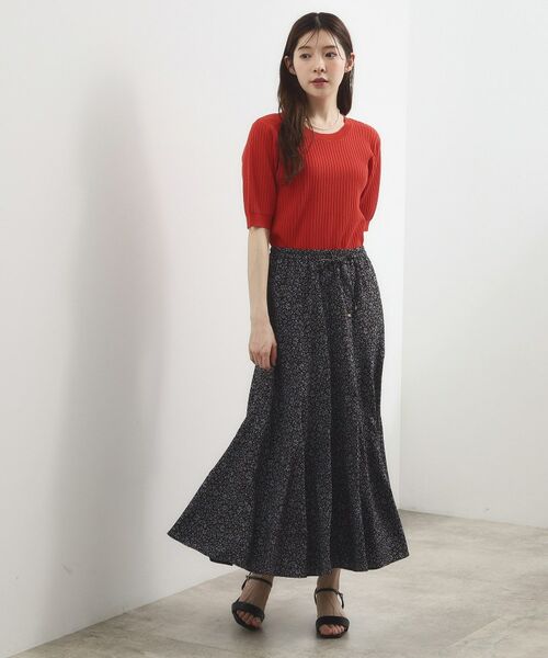 grove / グローブ ロング・マキシ丈スカート | プリント マーメイドスカート | 詳細10