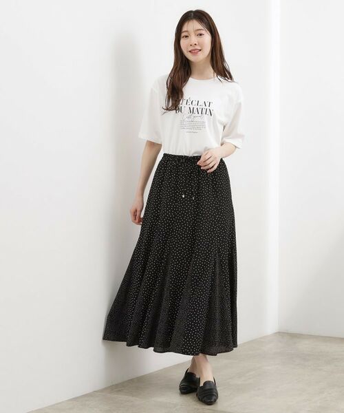 grove / グローブ ロング・マキシ丈スカート | プリント マーメイドスカート | 詳細6