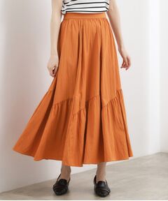 grove / グローブ ロング・マキシ丈スカート | エスカルゴティアードスカート