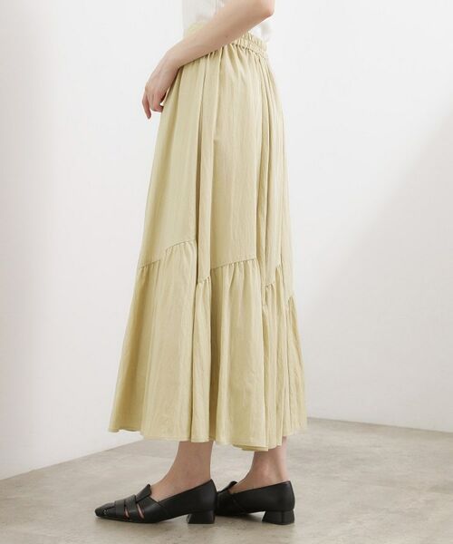 grove / グローブ ロング・マキシ丈スカート | エスカルゴティアードスカート | 詳細14