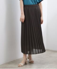 【体型カバー・洗える】ドライタッチプリーツスカート