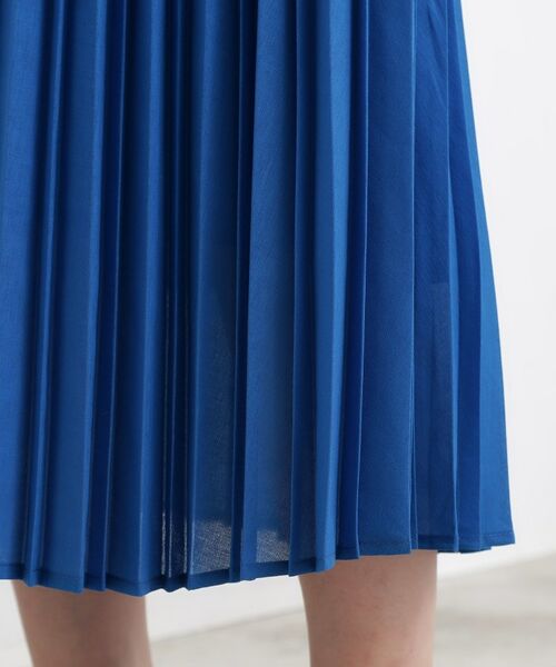 grove / グローブ ロング・マキシ丈スカート | ドライタッチプリーツスカート | 詳細14