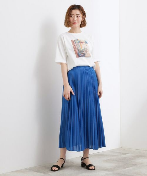 grove / グローブ ロング・マキシ丈スカート | ドライタッチプリーツスカート | 詳細2