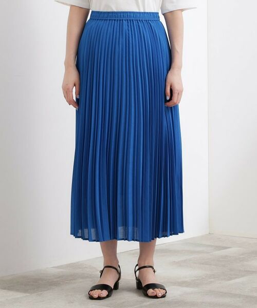 grove / グローブ ロング・マキシ丈スカート | ドライタッチプリーツスカート | 詳細9