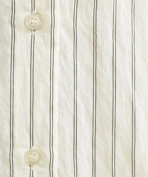 grove / グローブ シャツ・ブラウス | ストライプ フーディシャツ | 詳細4
